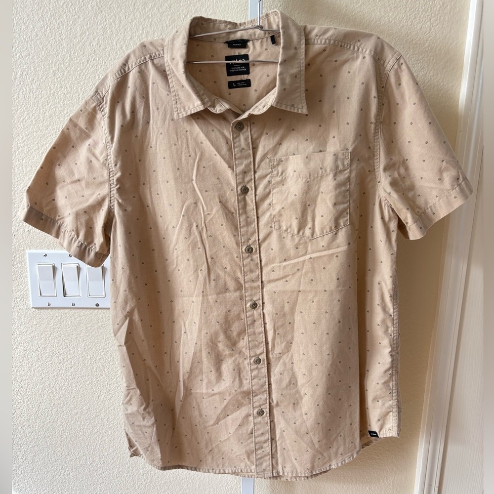 PrAna Sanbar Agave Button-down Shirt - Size L - Picture 2 of 4